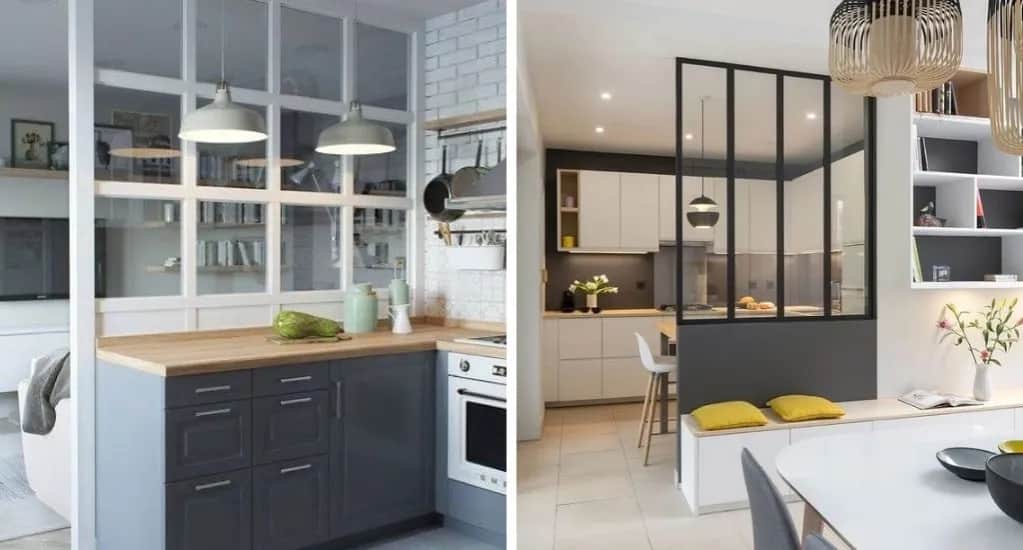 7 skutecznych sposobów na oddzielenie aneksu kuchennego od salonu