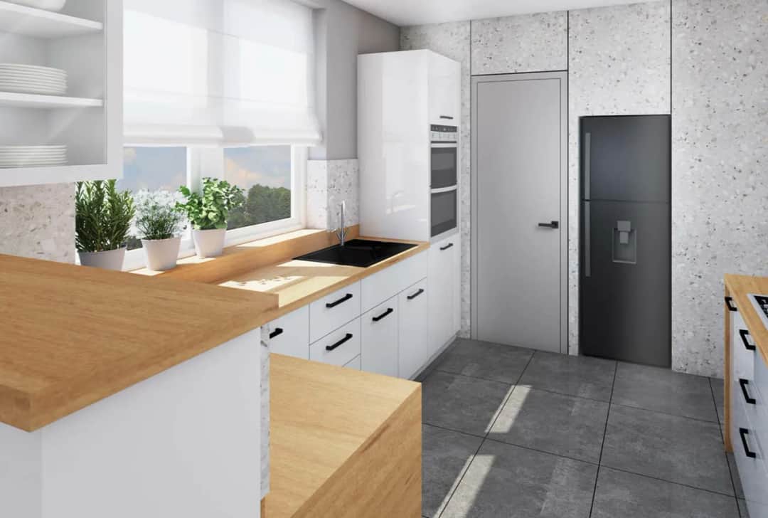 Kuchnia bez górnych szafek: 5 sprytnych miejsc na szklanki