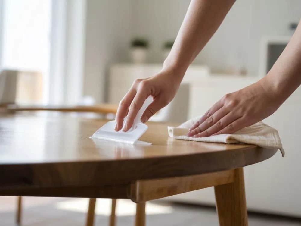 Jak usunąć wosk ze stołu: 5 skutecznych metod bez uszkodzeń